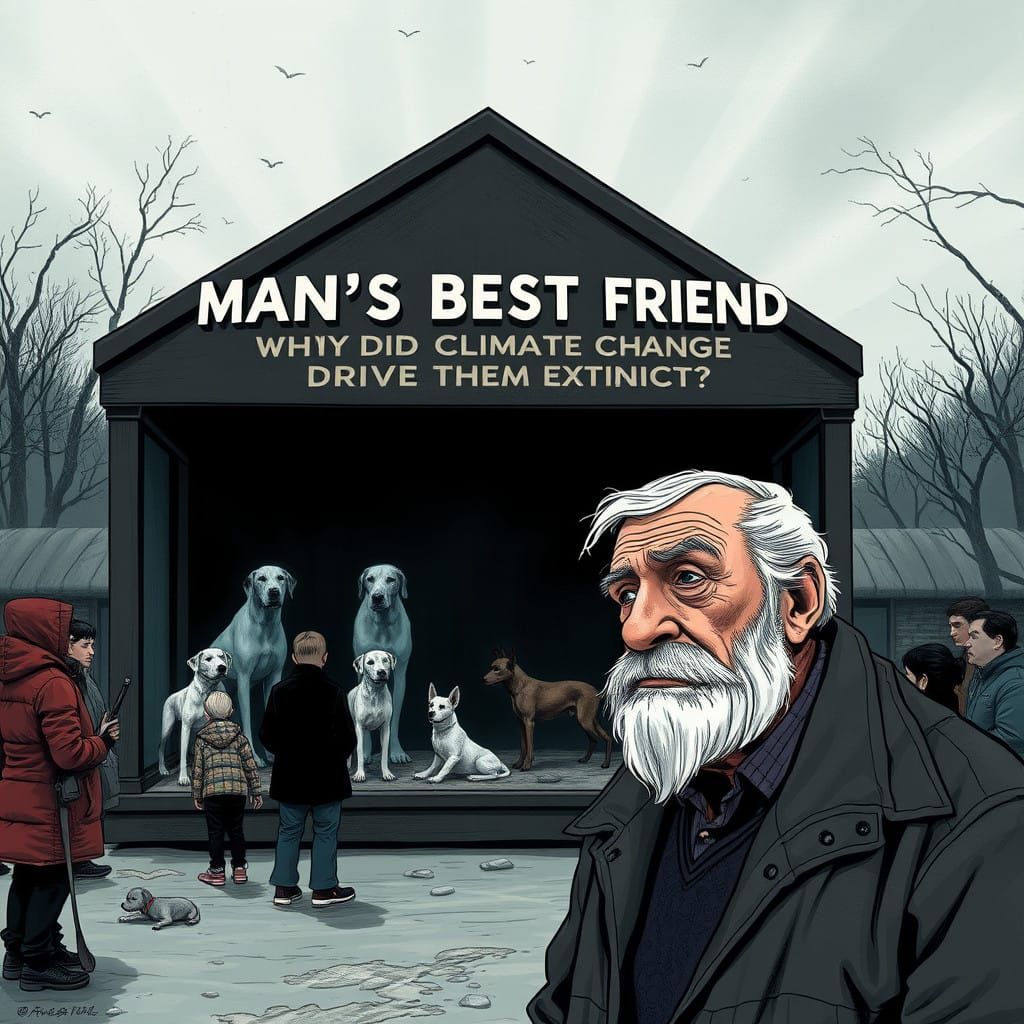 A Desolate Zoo Exhibit Honors Extinct Dogs, a Haunting Clima...