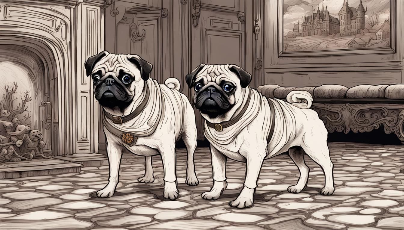 Pugs Explore Victorian Fantasy World