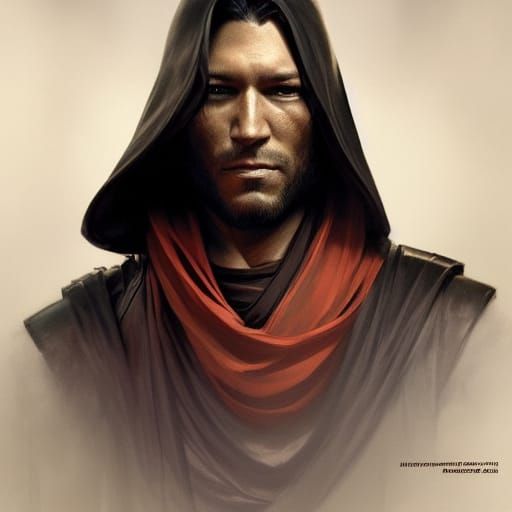 Darth Revan Portrait in Artgerm Style
