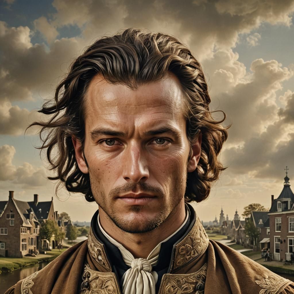 Dutch Golden Age Portrait of a Man in Traditional Attire