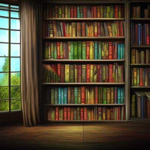 Hyperrealistic Secret Room with Forest View