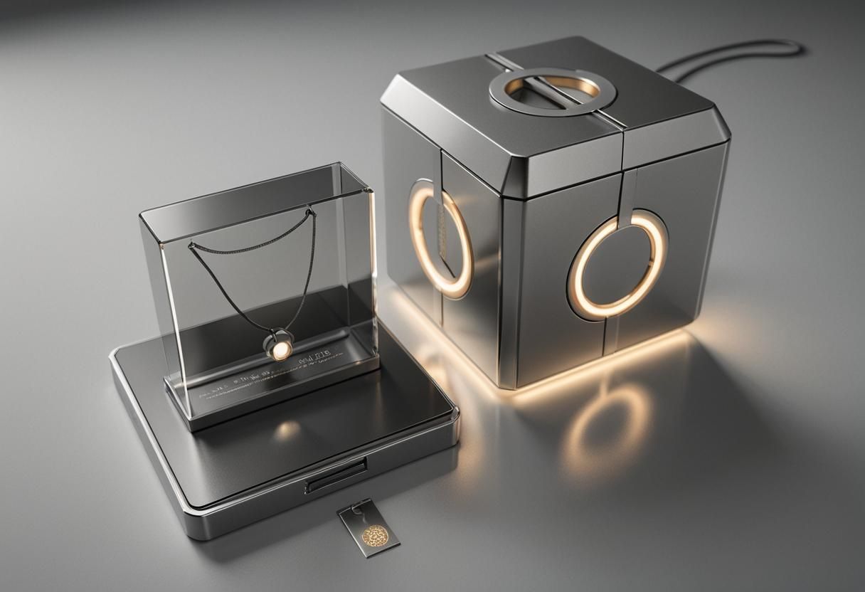 Sleek Minimalist Box Concept Art