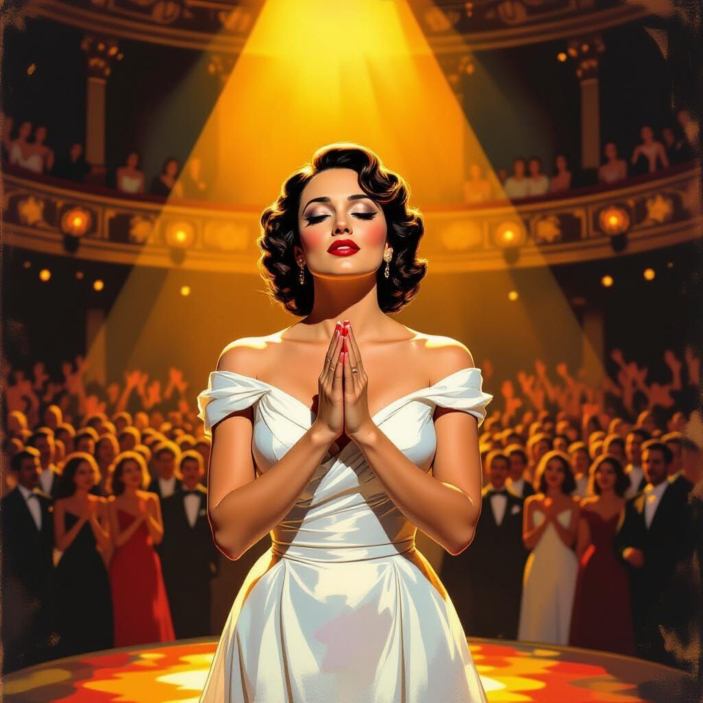 Evita's Iconic Performance in Dramatic Spotlight