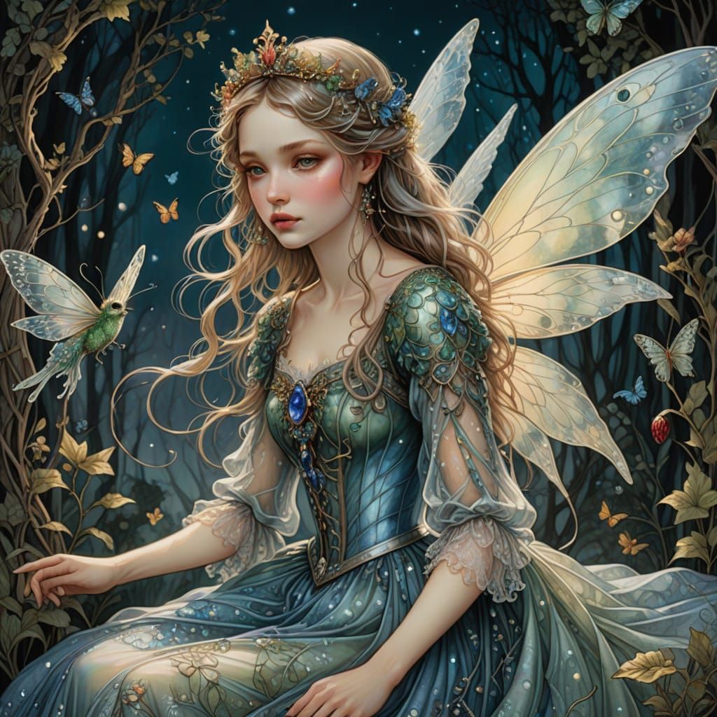 Regal Princess Soars Through Dreamy Skies with Iridescent Fa...