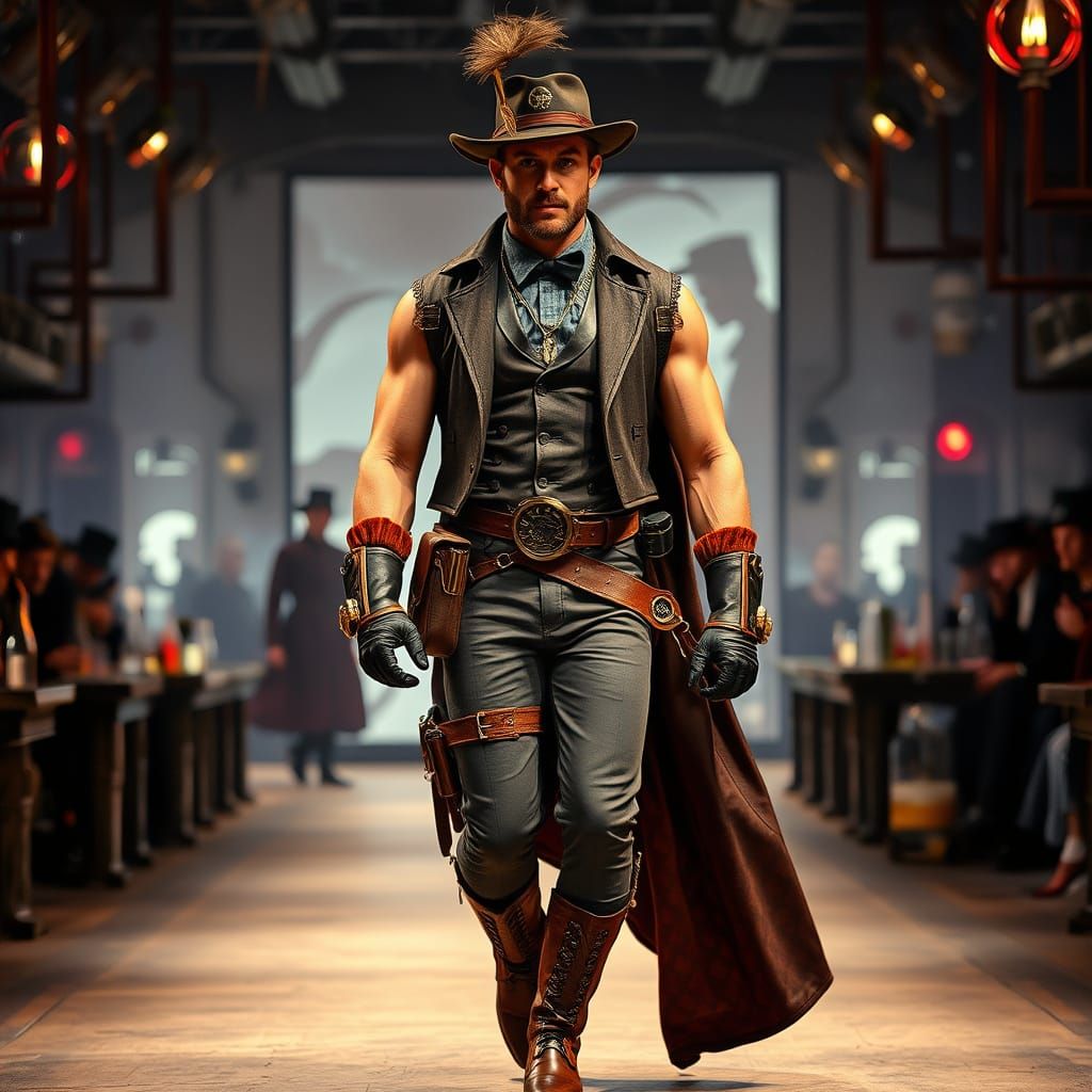 Vampire-Hunting Steampunk Fashion Showstopper