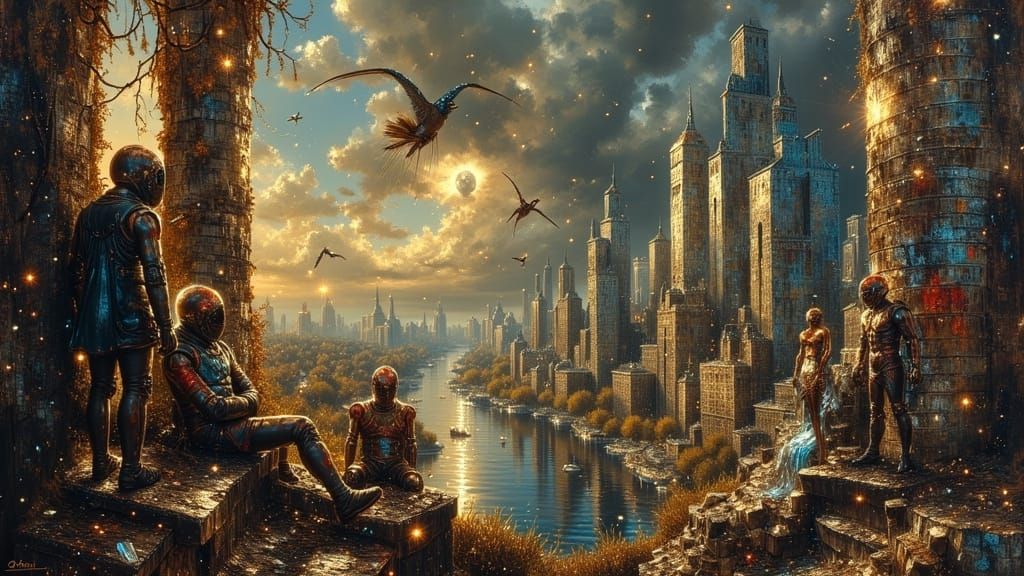 Bosch-Inspired Panorama of American Societal Decline