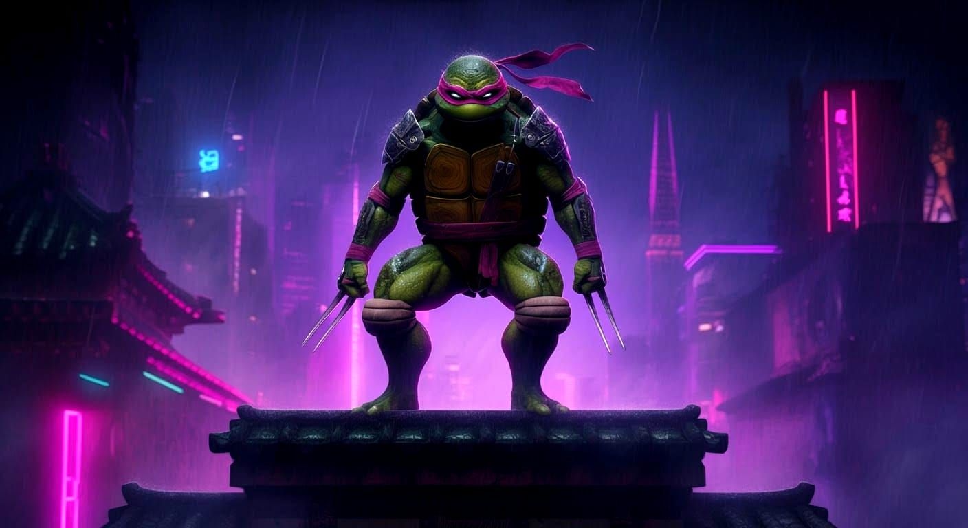Teenage Mutant Ninja Turtle Leonardo, Anime Style