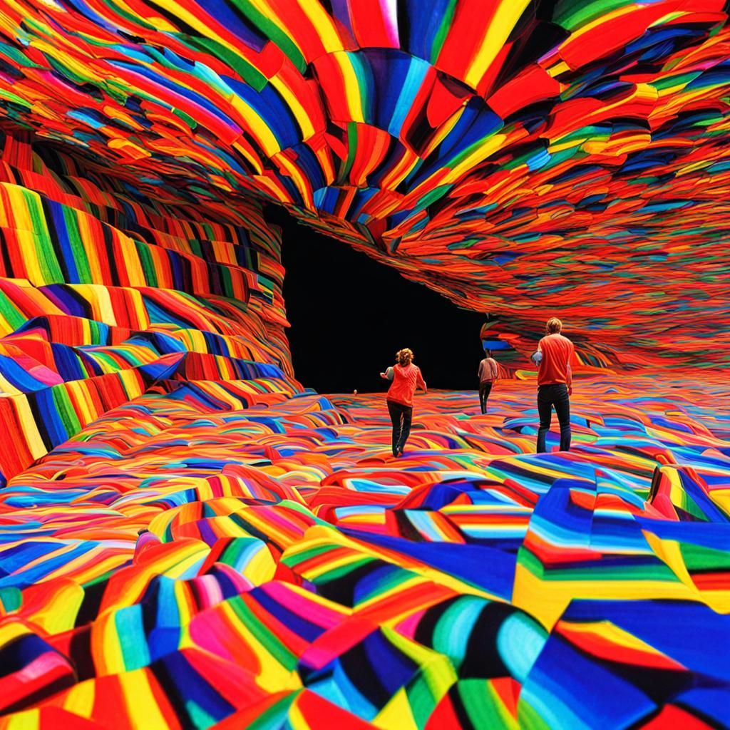 Abstract 4D Artwork: A Visual Exploration