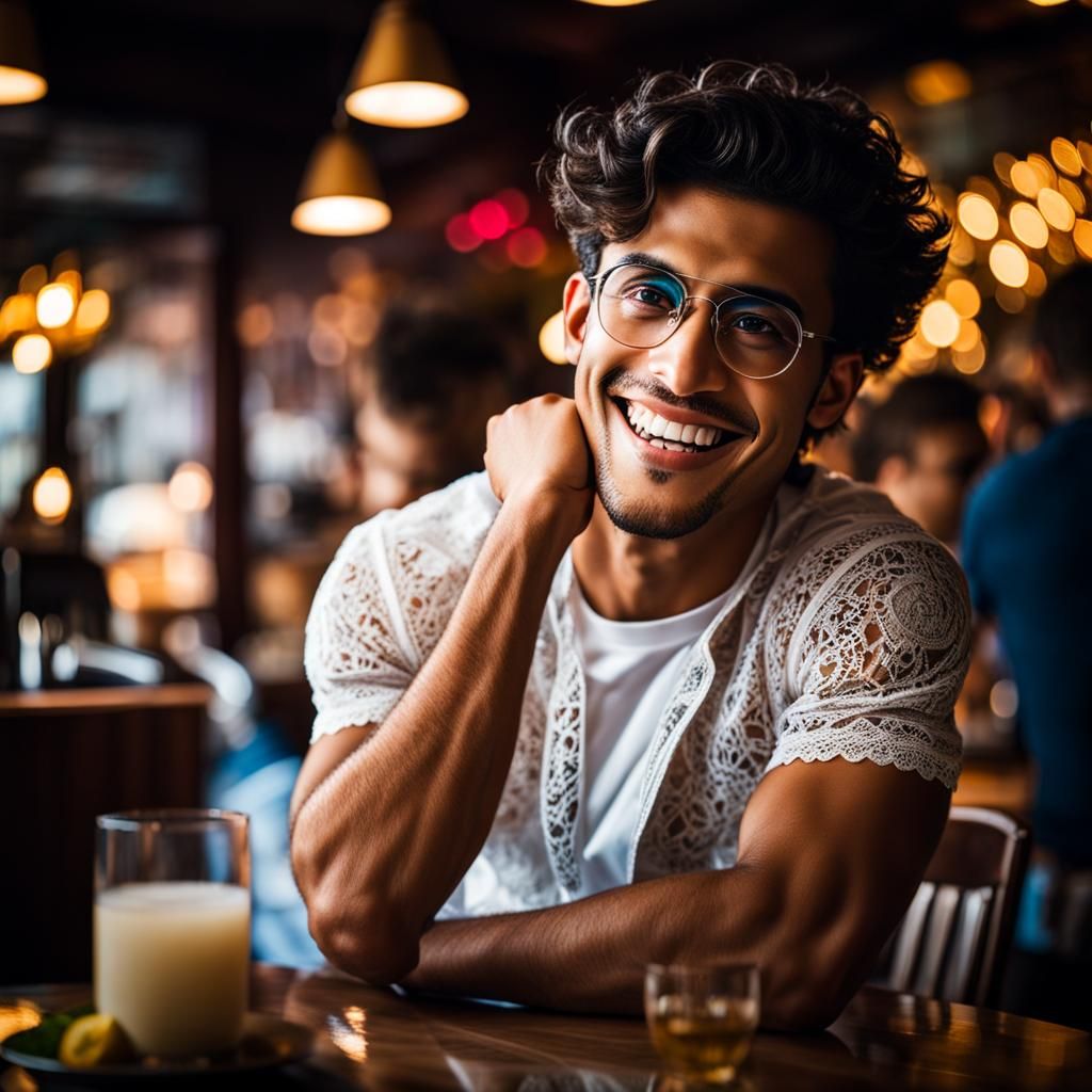 Smiling Latino Man 231228C