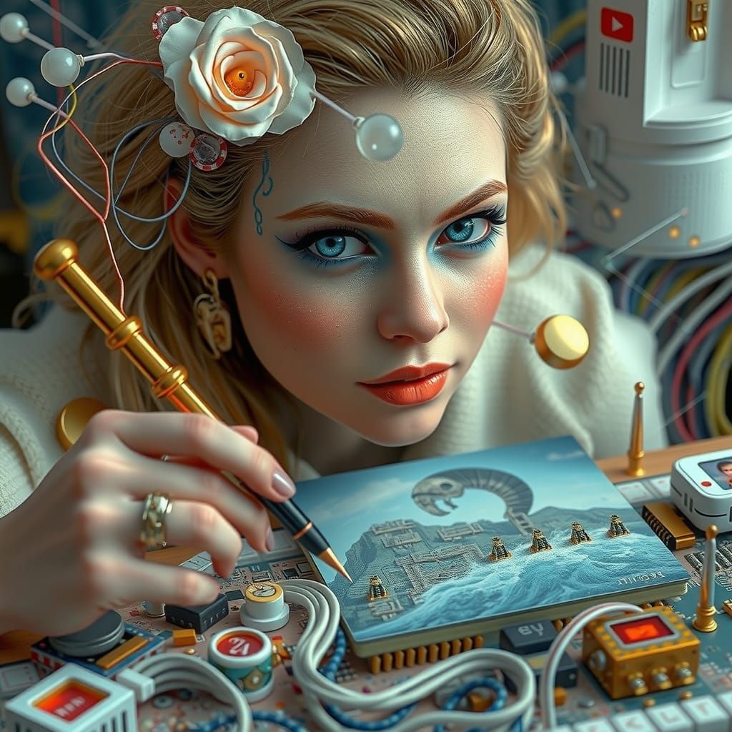 She can do both of the things..