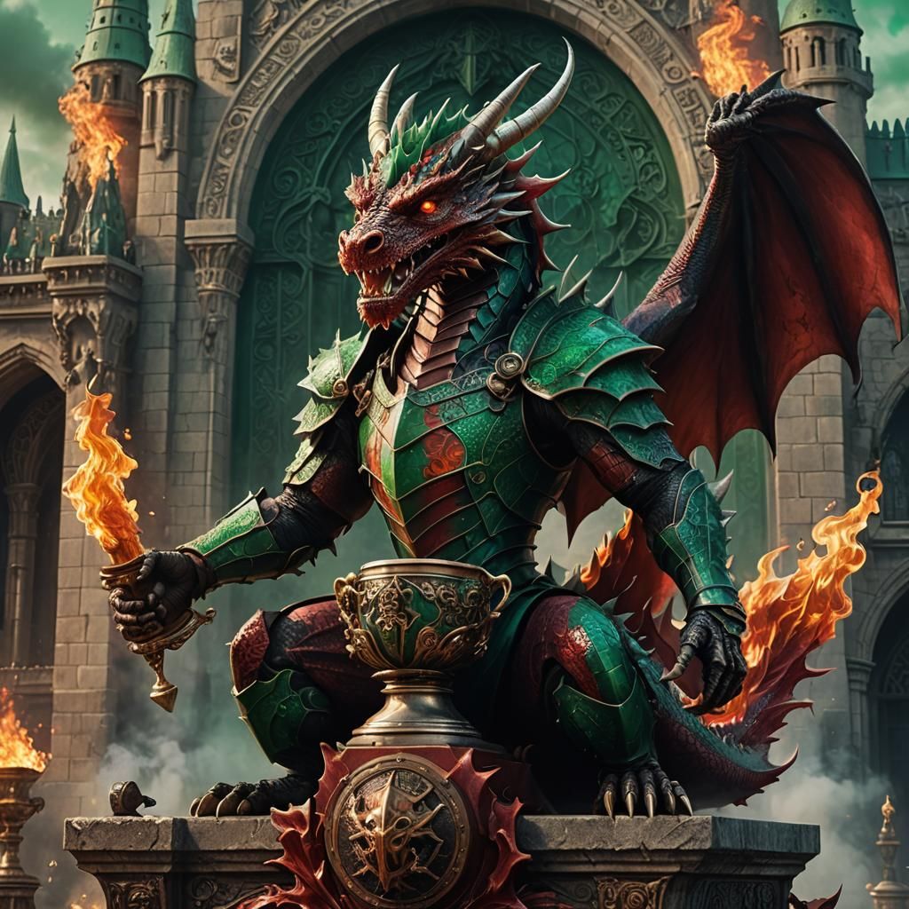 Racing Dragon Victory in High-Fantasy Style