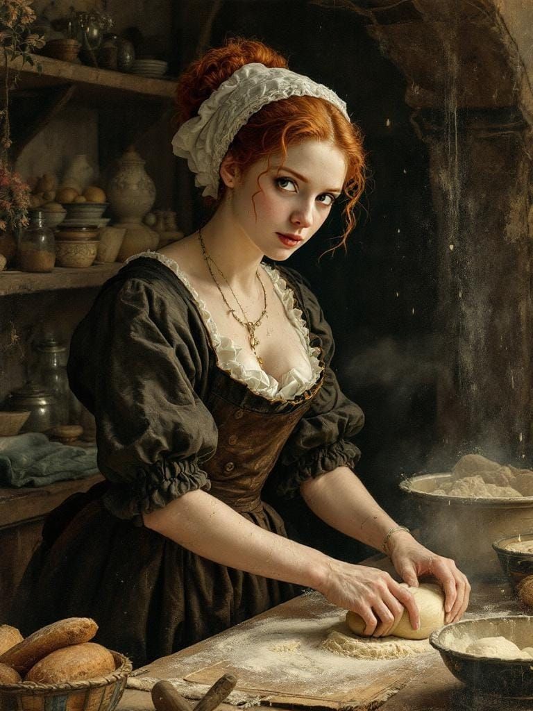 Mystical Baker: Victorian Gothic Kitchen Scene