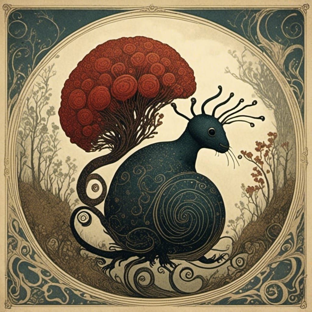 Arthur Rackham Style Illustration