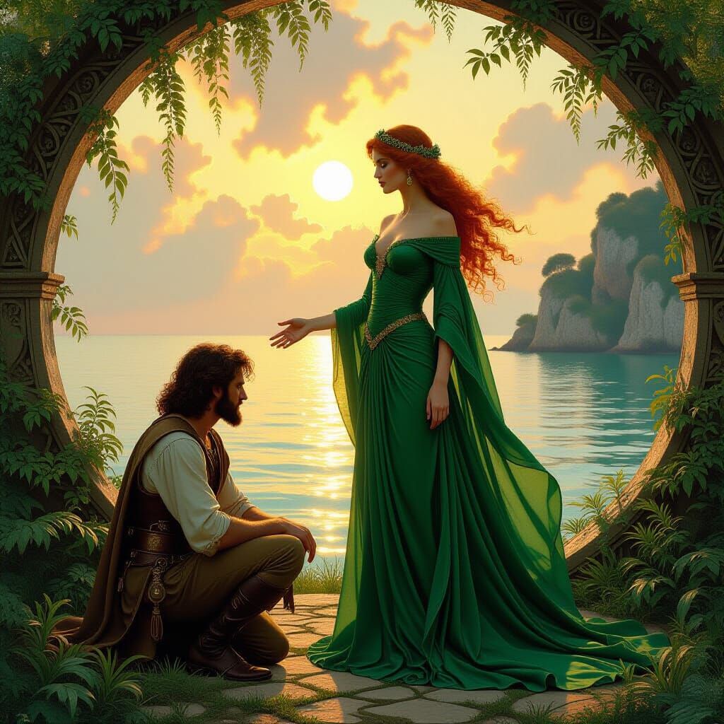 Circe and Ulysses in Romantic Style