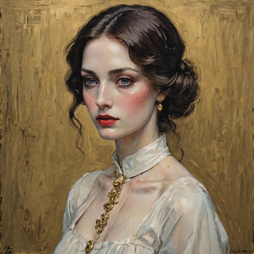 Abstract AI Image of a Woman