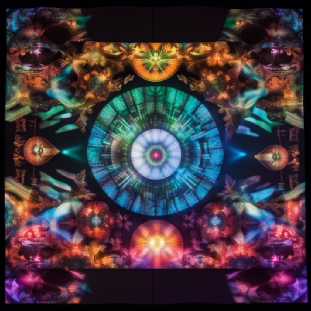 Goa Trance Party: Spectacular Collage of Projected Light