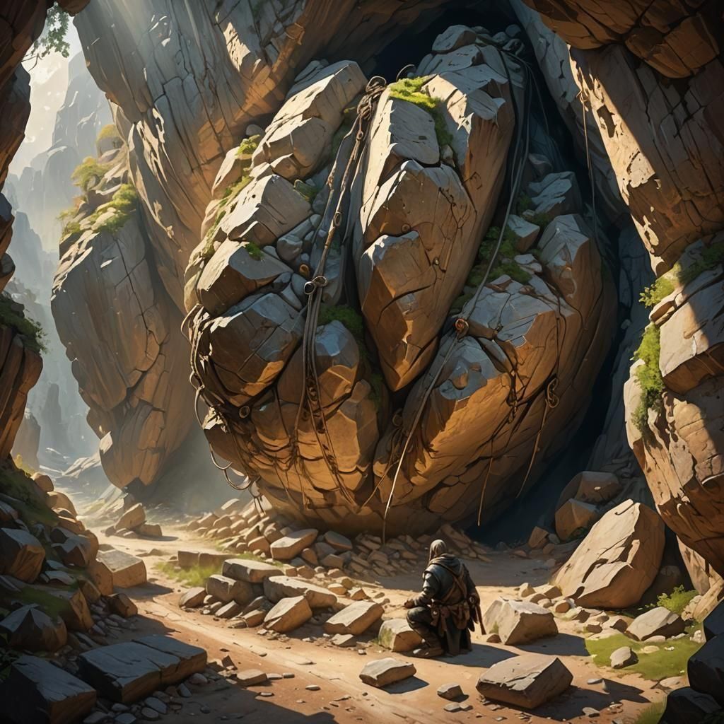 Rogue Explains Cunning Plan in Fantasy Art Style