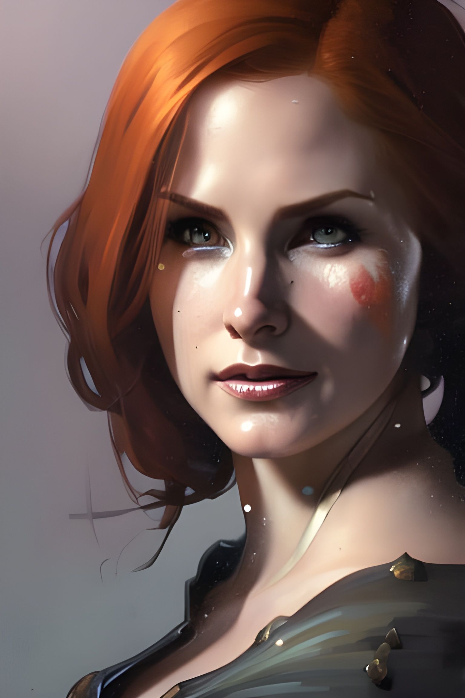 Triss Merigold Portrait in Unreal Engine 5