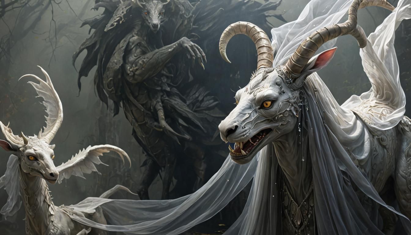 Realistic and surrealist 3D and High definition painting, of...