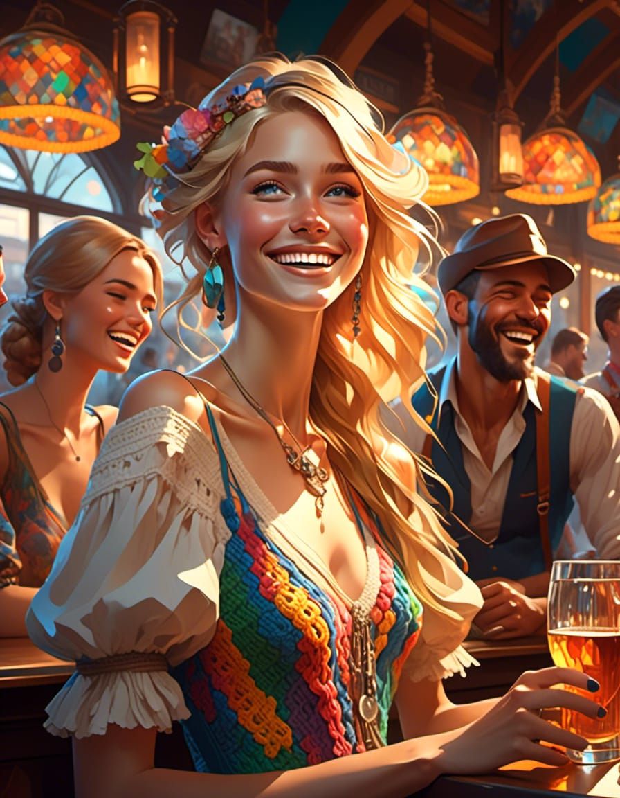 Julie hasn't forgotten the crochet challenge. Oh no,  her nana made her a hideous dress and her friends are amused