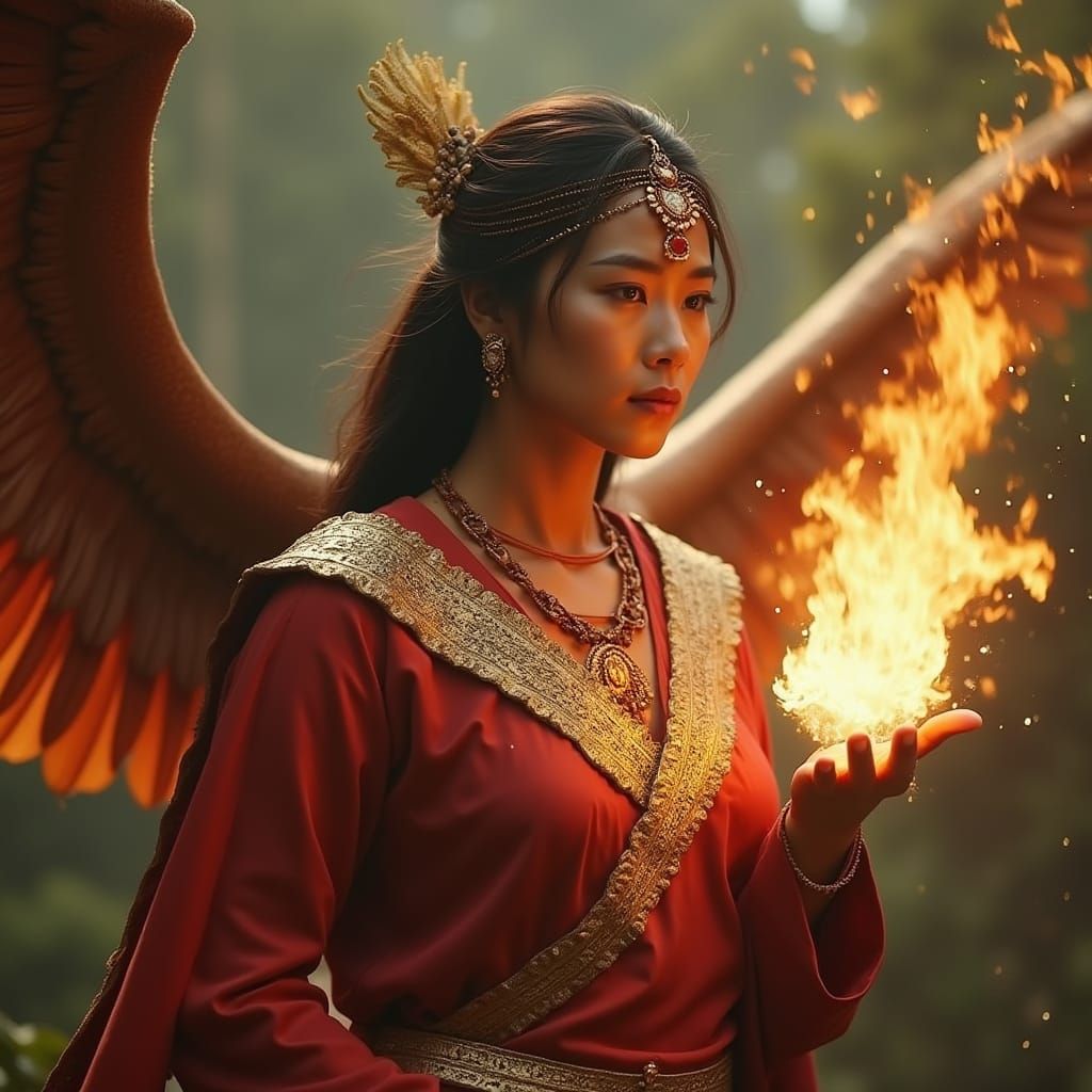 Astronaut and Wayang Kulit Performance in Java