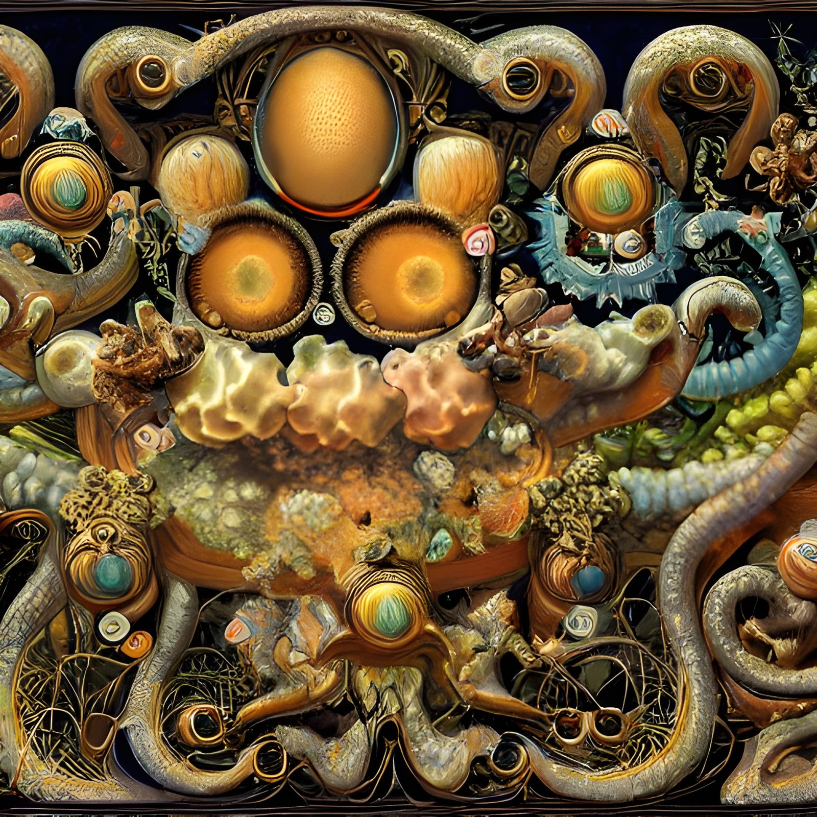 In the style of e haeckel 3