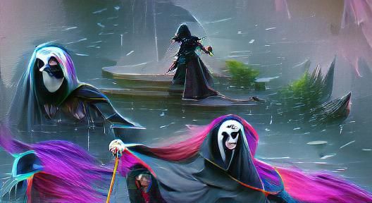 Lady Grim Reaper Digital Art