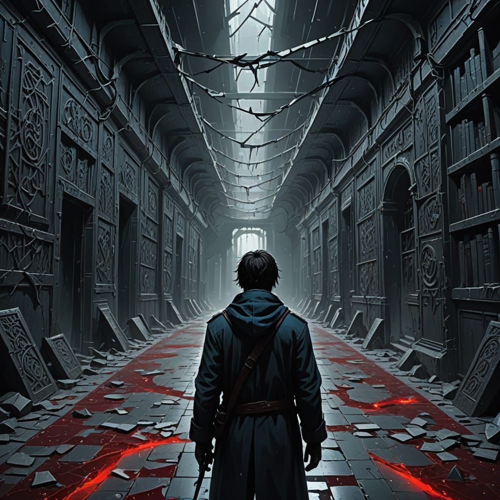 Souls-Like Labyrinth: Infinite Corridor of Glass and Equatio...