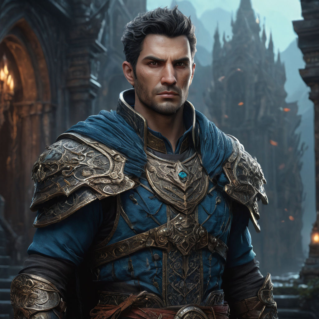 Surreal Fantasy Portrait in Deep Color