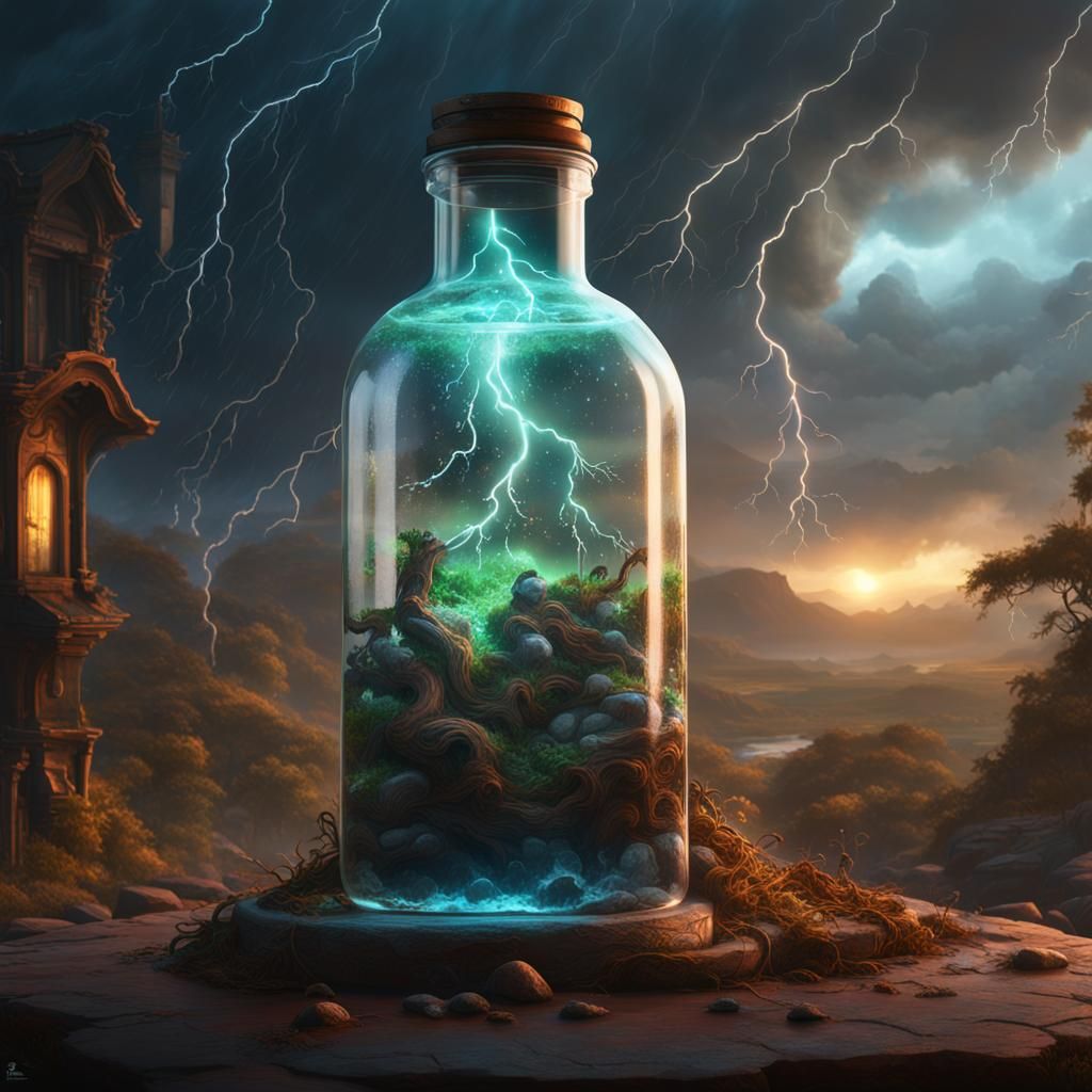 Lightning in a Bottle: Detailed Matte Painting