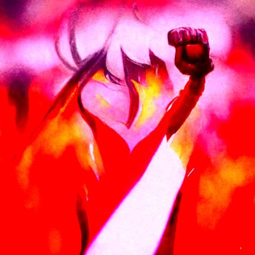 Abstract AI Interpretation of Passion and Power