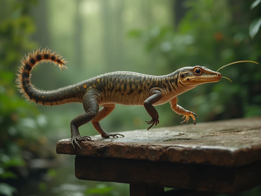 Mutated Chimera Swimming in Indoor Creek