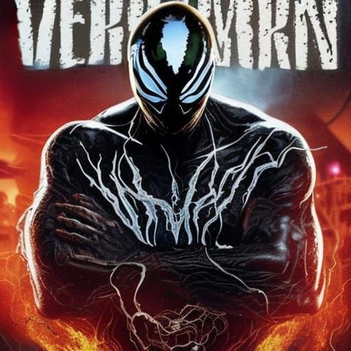 Text Graphic of "Venom" in 3D