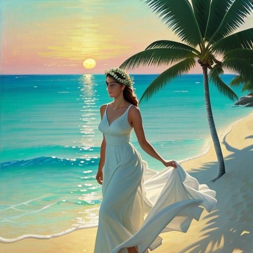 the tranquil beaches of the Maldives