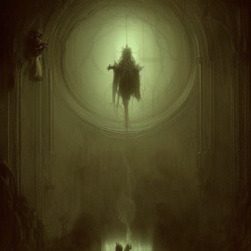 Horrific Rubik's Cube World, Engraving Style