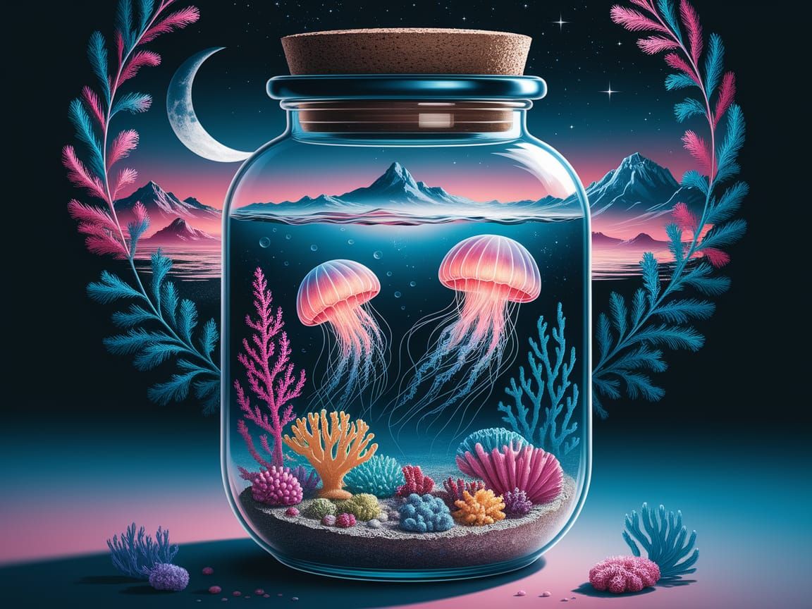 Dreamlike Surrealism: Life Inside a Glass Jar