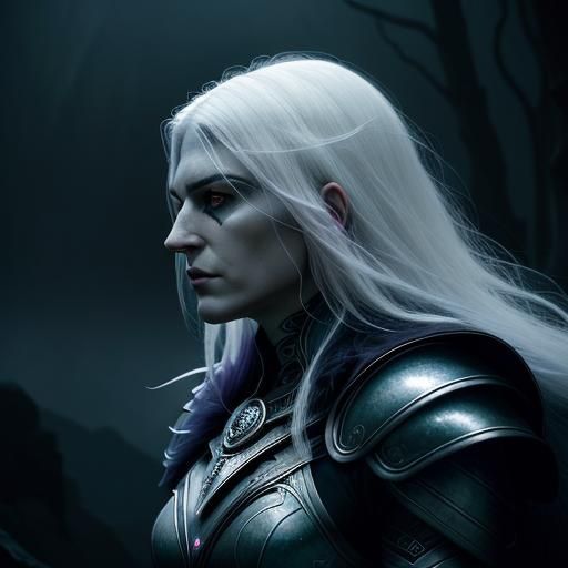 Mystical Warriors Meeting in Dark Fantasy Style