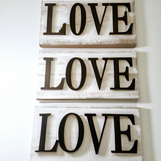 Inspirational Live Love Laugh Wall Art