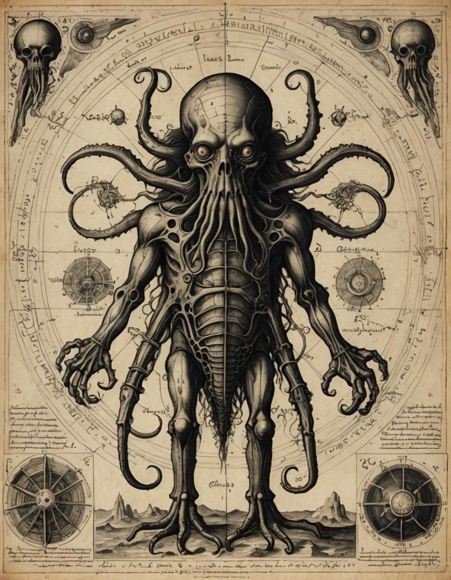 A page from the "Necronomicon"