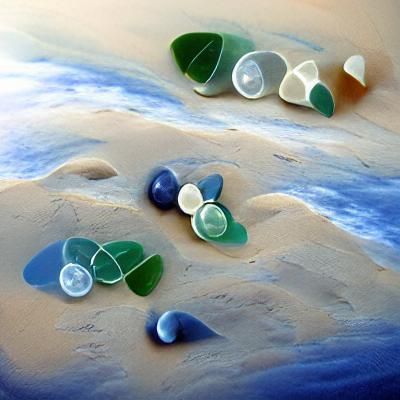 Translucent Sea Glass Marbles