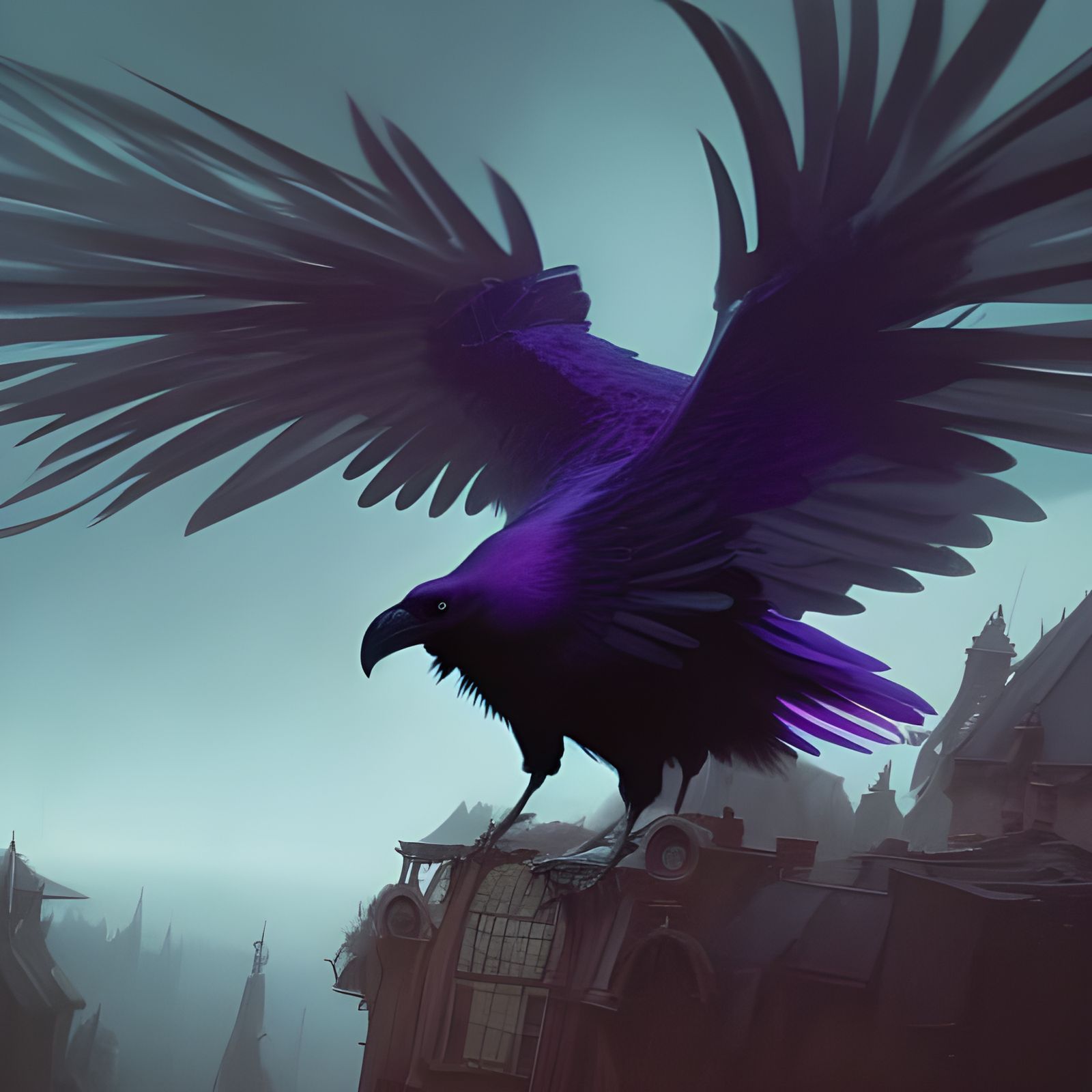 Purple Raven Spirit #2