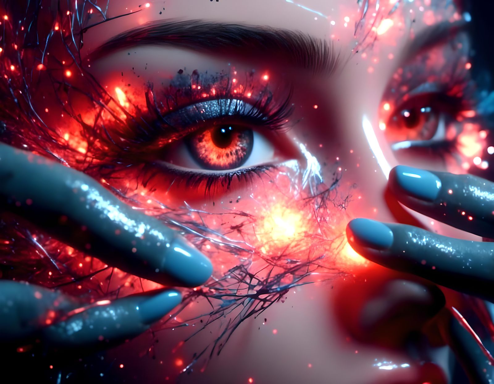 Severe Burns in Cayman Islands: Photorealistic Rendering