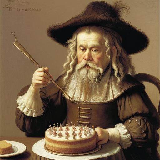 Musical Cake Inspired by Impressionism