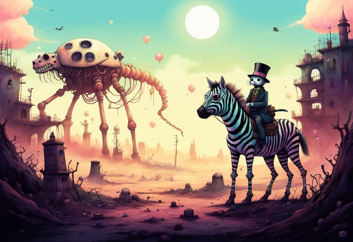 Pastel Post-Apocalyptic Wasteland Adventure in Whimsycore St...