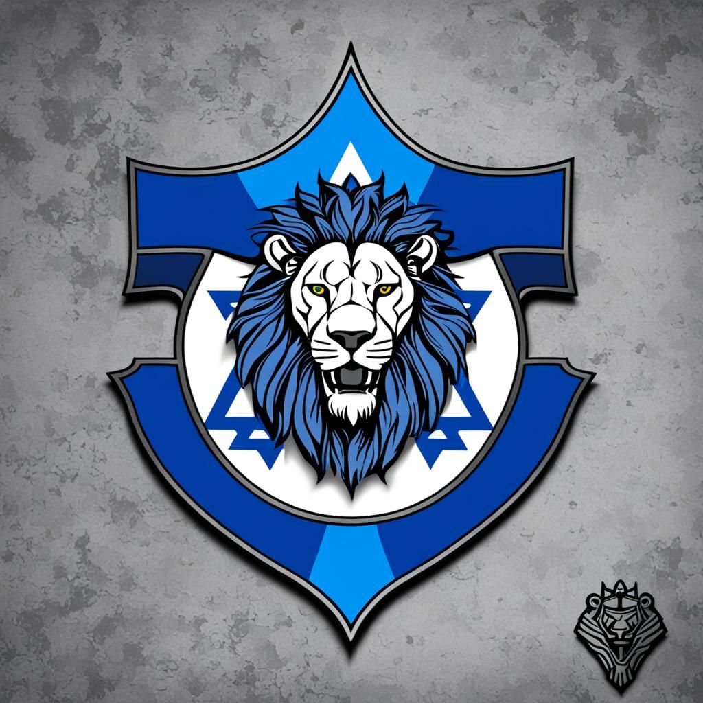 Futuristic Sci-Fi Emblem: The Lions of Judah