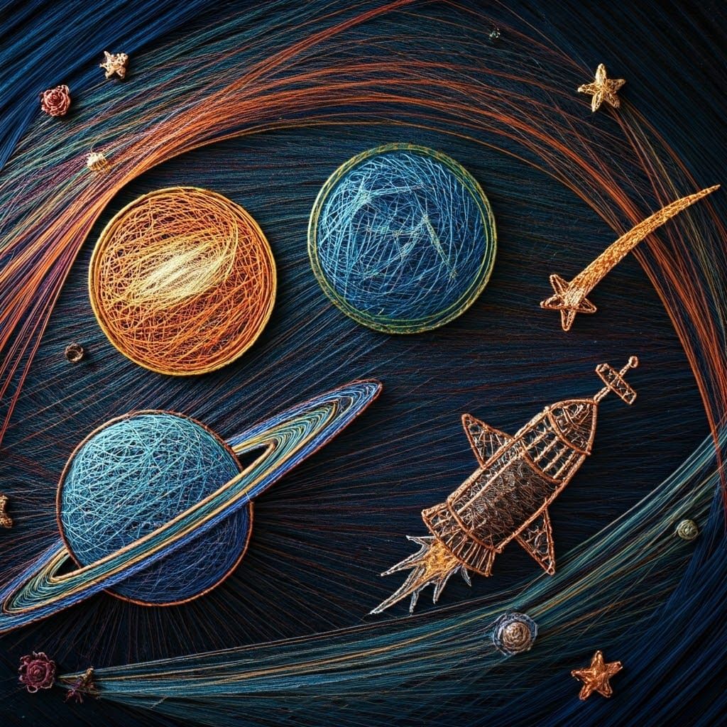 Cosmic Stringscape: A Universe Woven in Color