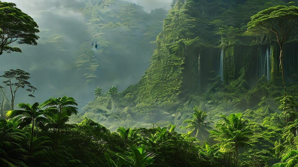 Indonesian Jungle with 80s Vibes in HDR
