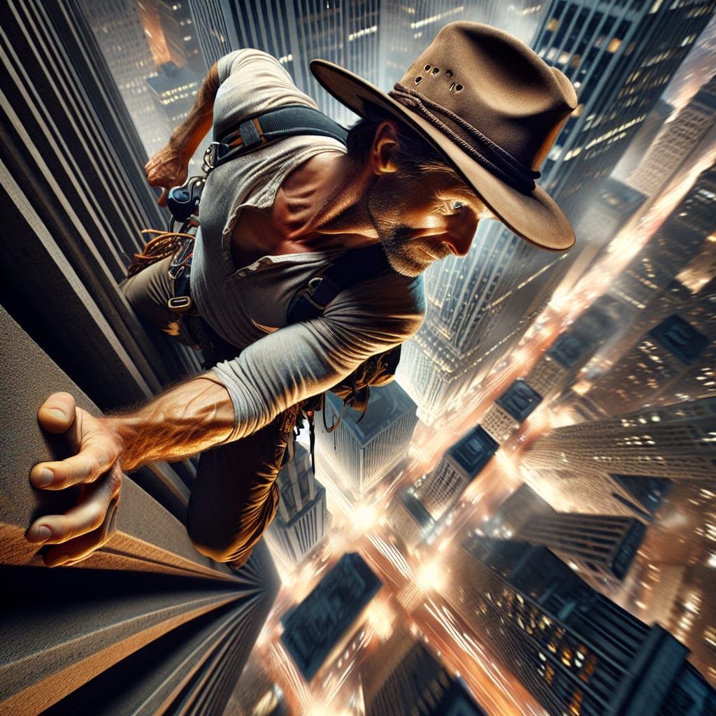 Skyscraper Adventurer Captures Vertigo in Vintage Cityscape