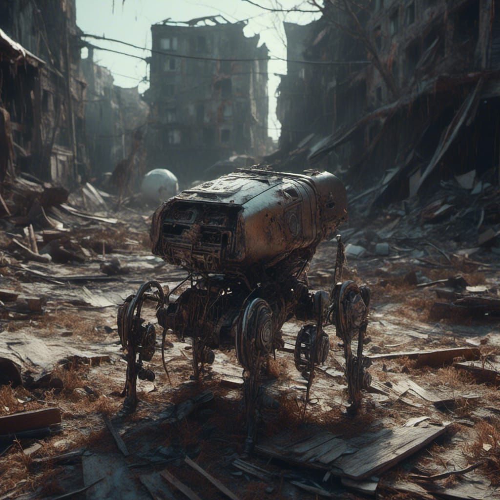 Baby in Tornadoes: Sci-Fi Cinematic Scene