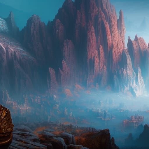 Elvis Presley in 2023: Detailed Matte Painting